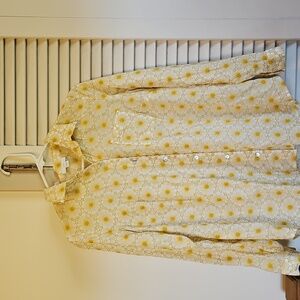 J. Jill Sunburst Embroidered Blouse